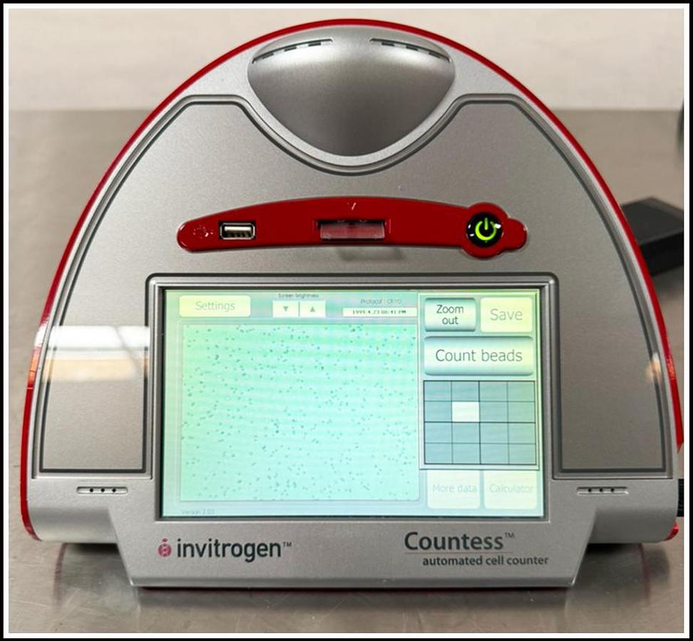 Used Invitrogen Countess Automated Cell Counter w WARRANTY
