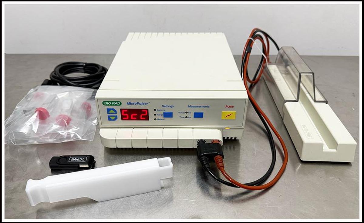 Used Bio-Rad Micropulser Electroporation Bacterial Pulser w WARRANTY