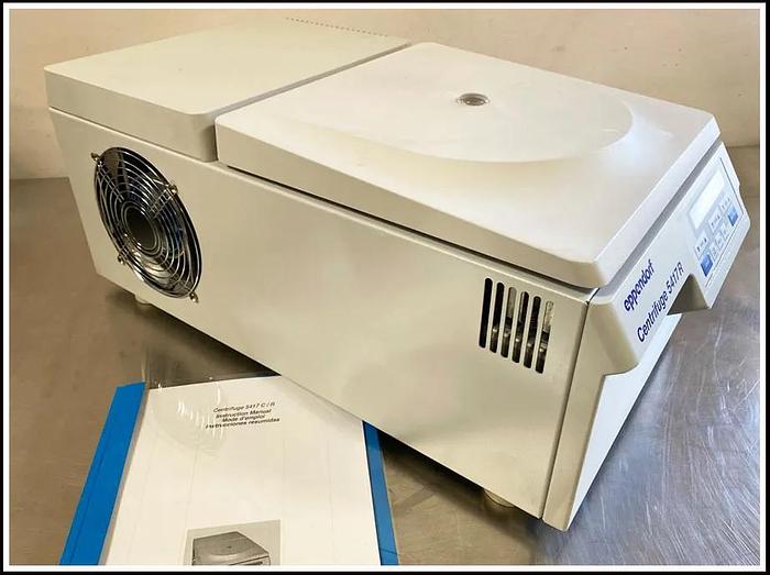 Used Eppendorf Centrifuge 5417R w F45-48-PCR Tube Rotor & WARRANTY