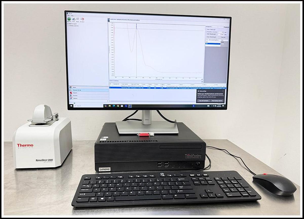 Used NanoDrop 2000 Spectrophotometer COMPLETE w WARRANTY