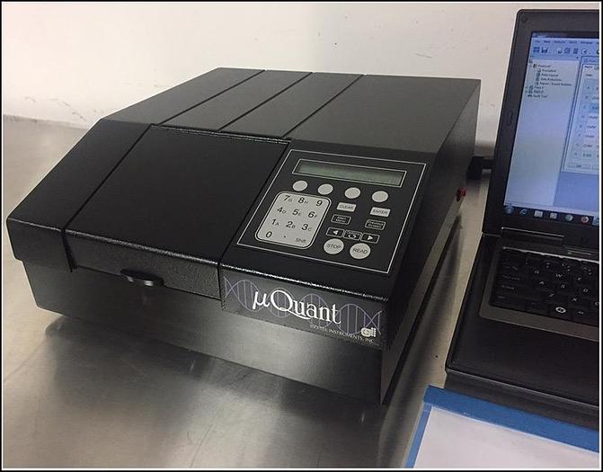 Used Bio-Tek uQuant Microplate Reader 200-1000nm Complete w WARRANTY
