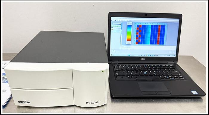 Used Tecan Sunrise Microplate Reader COMPLETE w WARRANTY