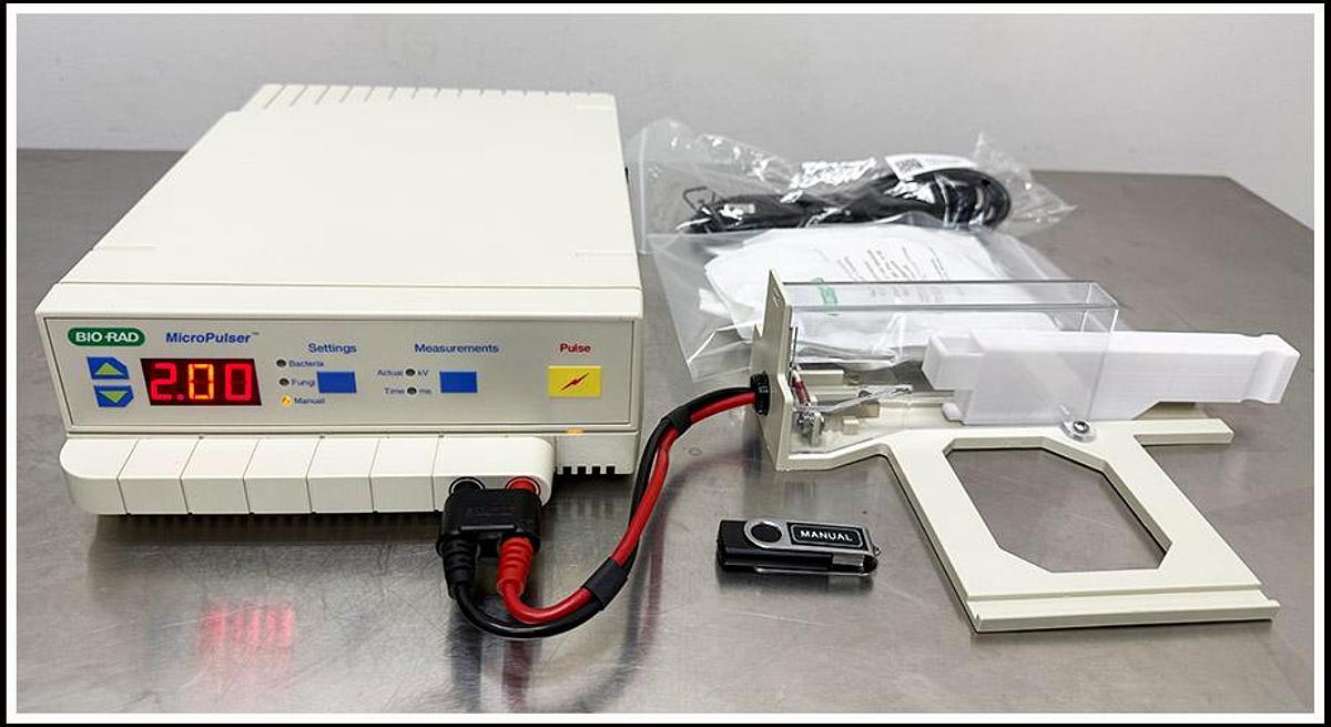 Used Bio-Rad Micropulser Electroporation Bacterial Cell Porator w WARRANTY