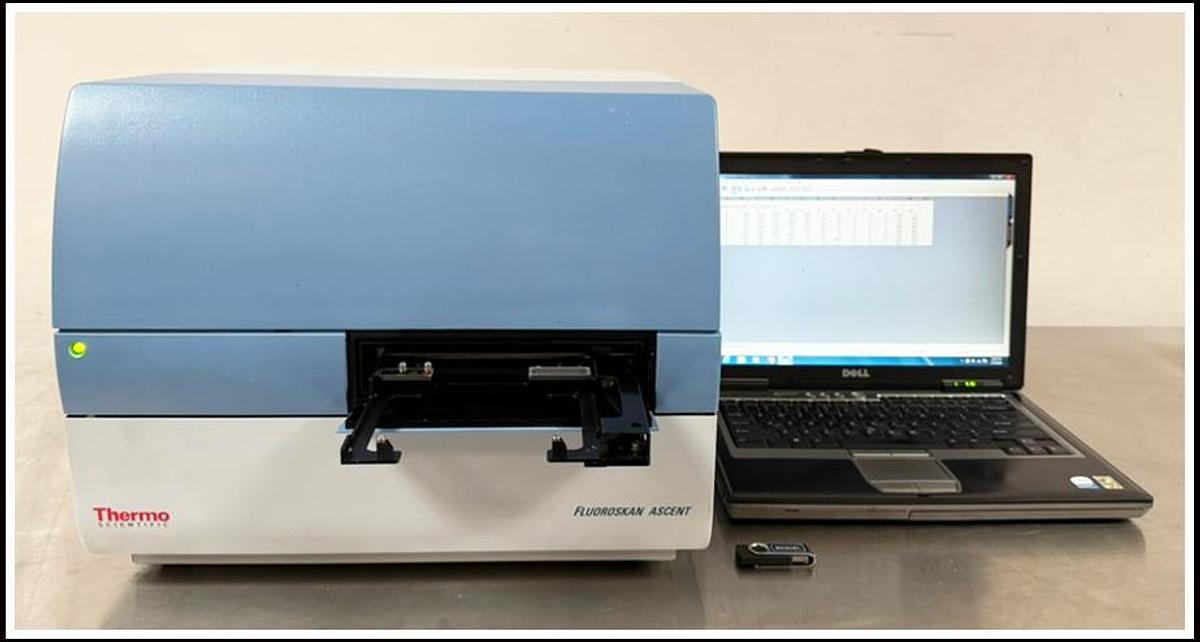 Used Thermo Fluoroskan Ascent Fluorescence Microplate Reader w WARRANTY