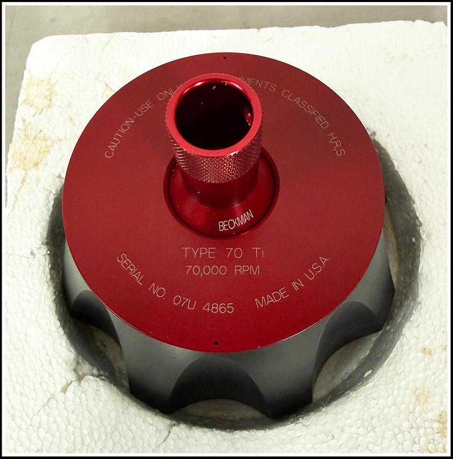 Used Beckman Ultracentrifuge Rotor 70 TI 70Ti w WARRANTY
