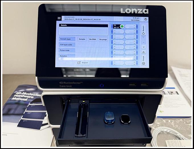 Used Lonza Nucleofector 4D Electroporator w WARRANTY