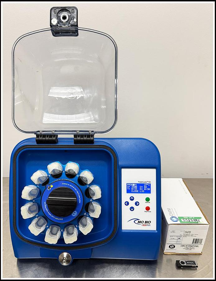 Used Qiagen PowerLyzer 24 Bead Homogenizer Ruptor 24 7ml Tubes w WARRANTY