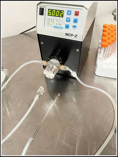 Used ISMATEC MCP-Z Standard Peristaltic Programable Pump