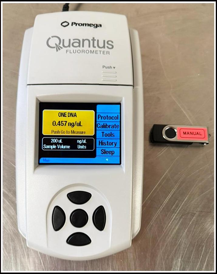 Used Promega Quantus Tube Fluorometer w WARRANTY