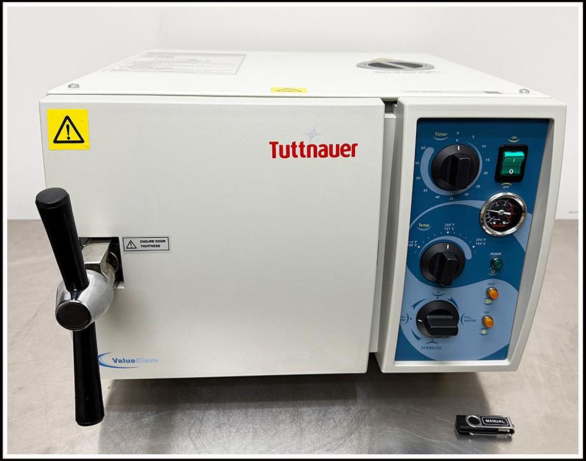 Used Tuttnauer ValueKlave Tabletop Autoclave w WARRANTY