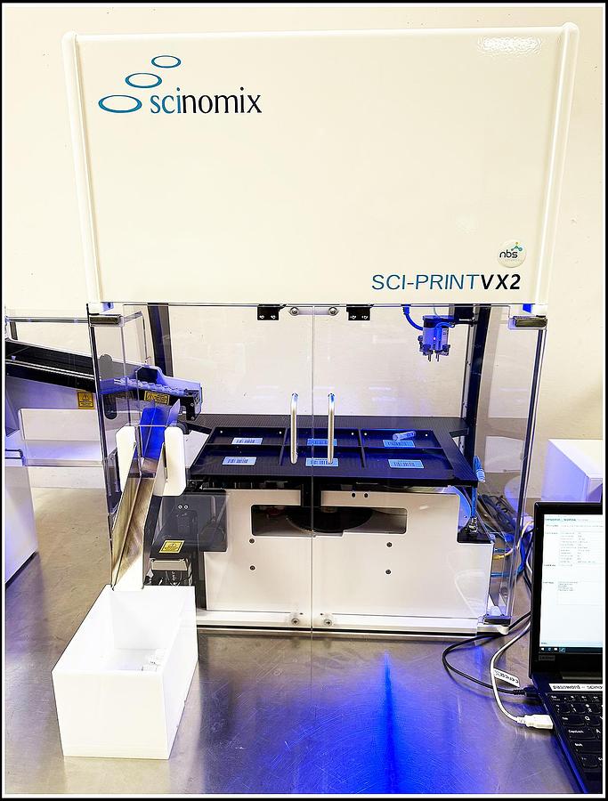 Used Scinomix Sci-Print VX2 Tube Labeling & Handling System w WARRANTY