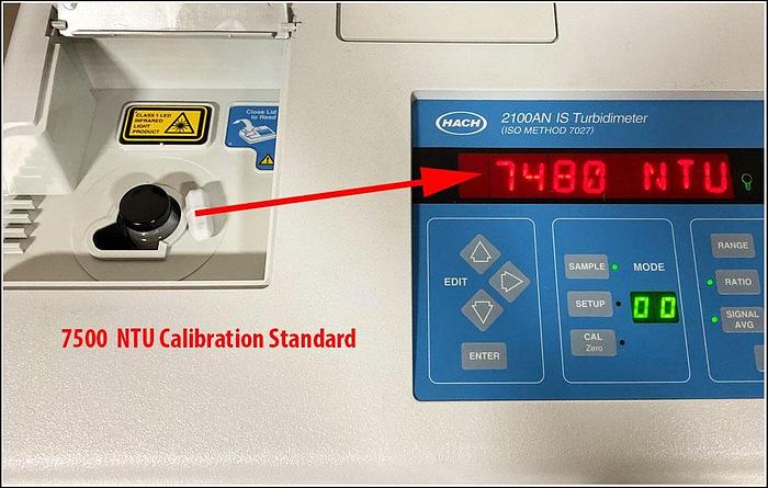 Used Hach 2100AN IS Turbidimeter w & Printer & WARRANTY