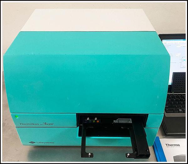 Used Thermo Labsystems Fluoroskan Ascent Fluorescence Microplate Reader W WARRANTY