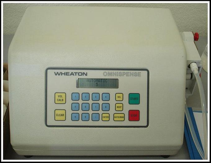 Used Wheaton Omnispense Dispensing Pump w Tubing & WARRANTY
