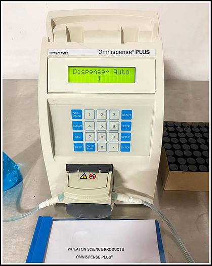 Used Wheaton Omnispense PLUS Dispensing Pump w WARRANTY