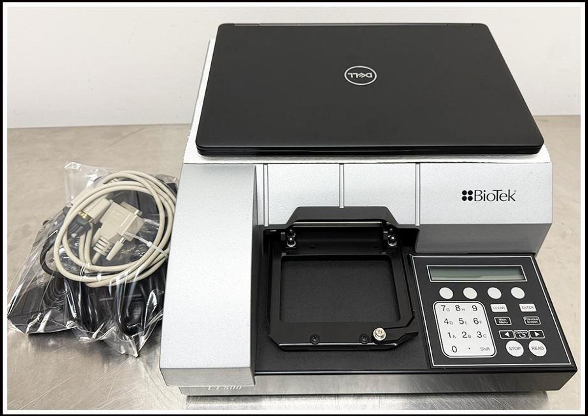 Used Bio-Tek Elx800 Microplate Reader COMPLETE w WARRANTY