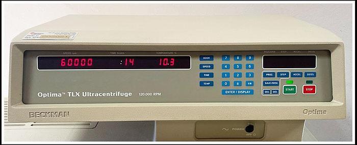Used Beckman Optima TLX Ultracentrifuge w TLA-100.4 Rotor w WARRANTY