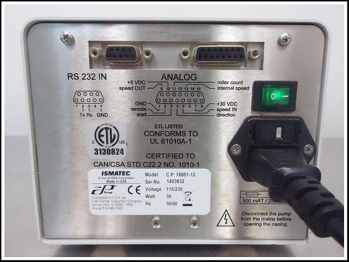 Used Ismatec IPC 8 Channel Peristaltic Dosing Filing Pump w WARRANTY