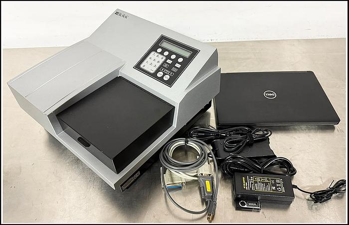 Used Bio-Tek Elx808 Microplate Reader Spectrophotometer COMPLETE w WARRANTY