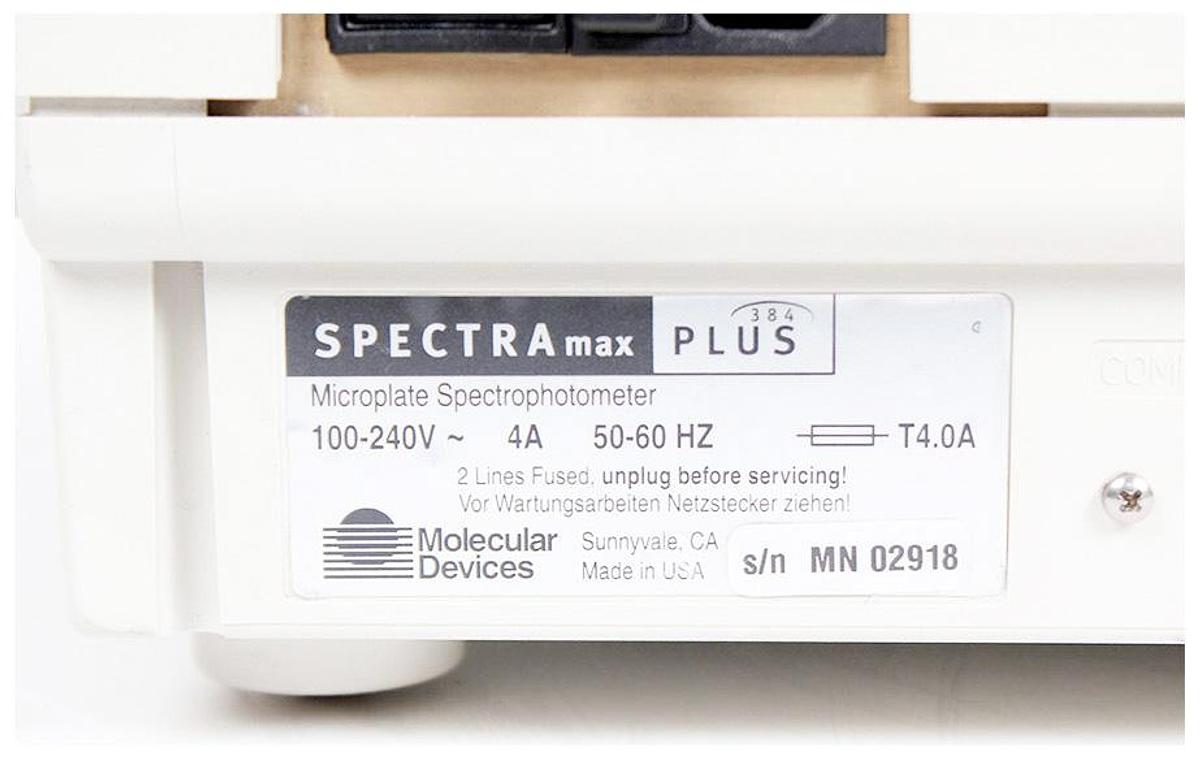 Used Molecular Devices SpectraMax Plus 384 COMPLETE w WARRANTY