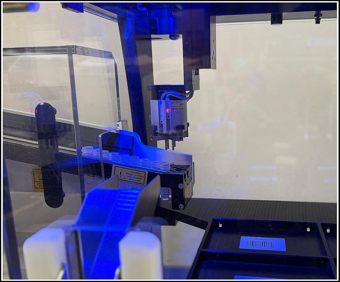 Used Scinomix Sci-Print VX2 Tube Labeling & Handling System w WARRANTY