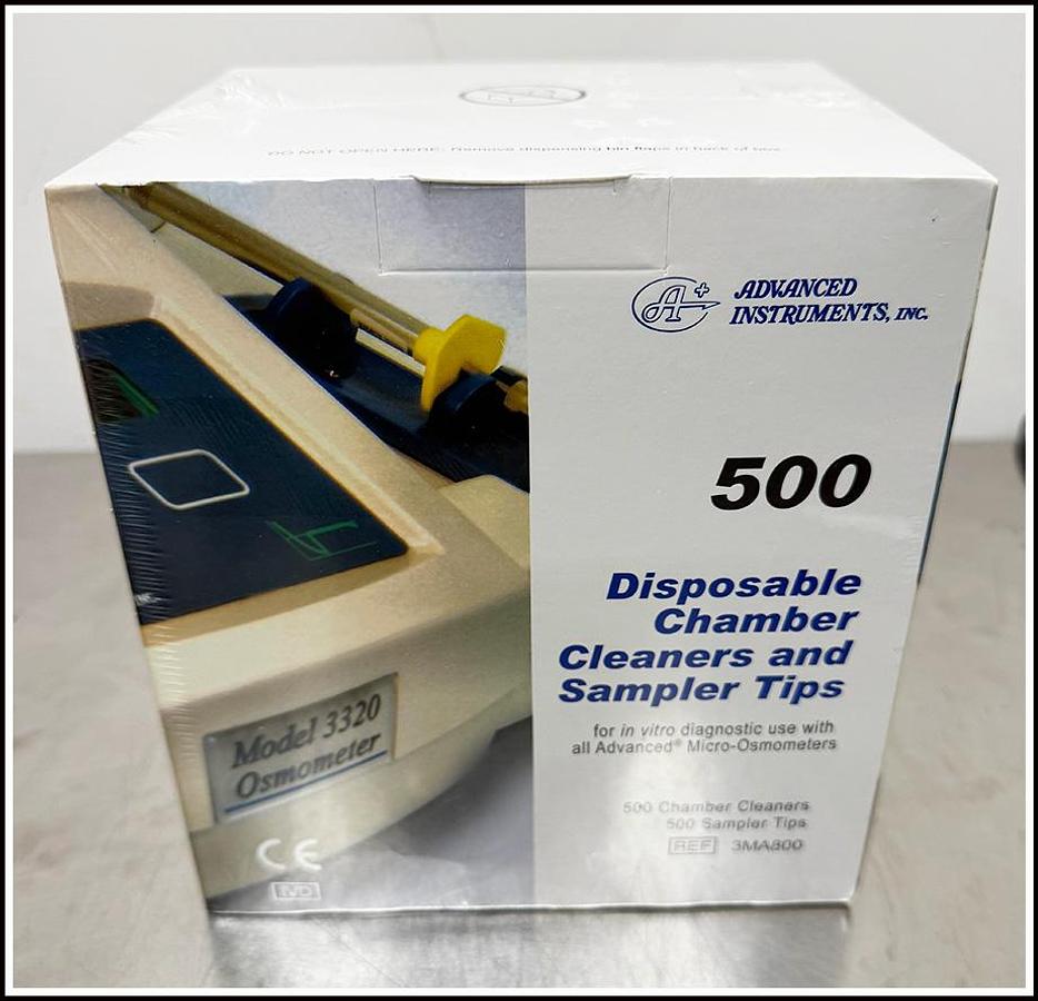 Used Advanced Instruments 3MA800 500 Tube Kit w Cleaners New Sealed