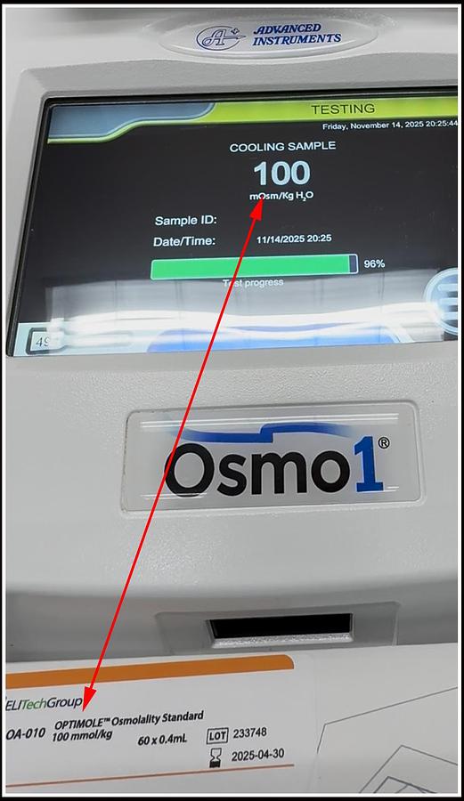 Used Advanced Instruments Osmometer Osmo1 w WARRANTY