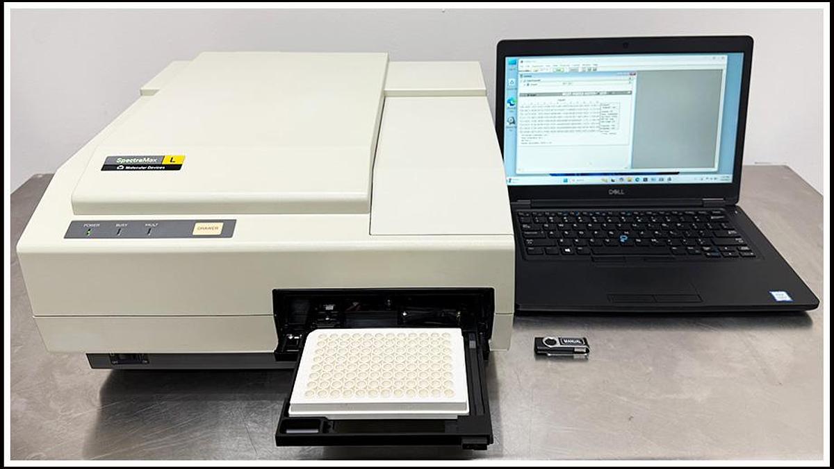 Used Spectramax L Microplate Luminometer Luminescence Reader w WARRANTY
