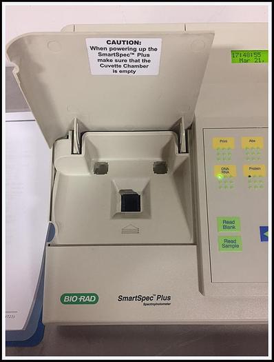 Used Bio-Rad SmartSpec Plus UV/Vis Spectrophotometer w WARRANTY
