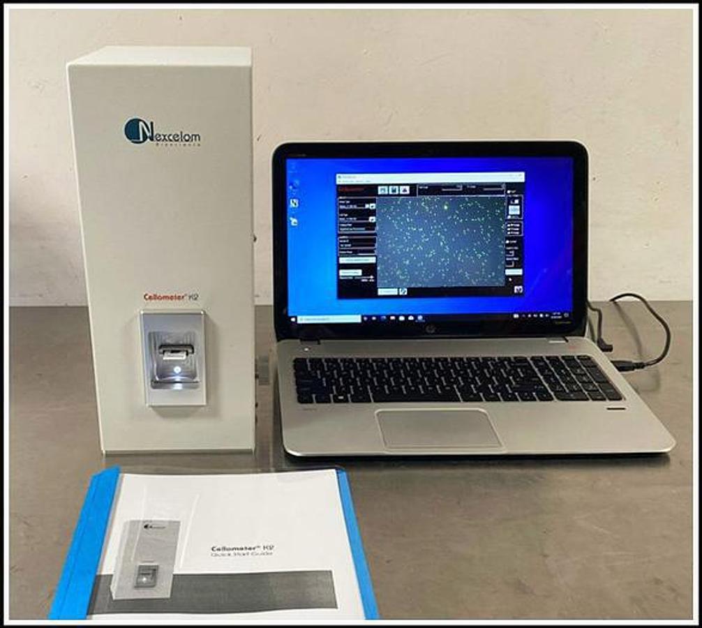 Used Nexcelom Cellometer K2 Dual Flourescence Image Cell Counter w WARRANTY