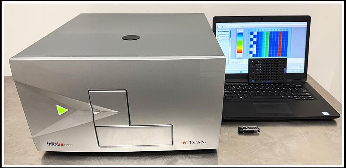 Used Tecan F200 Microplate Reader Multimode Ab FI Lum w WARRANTY