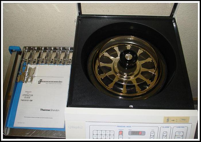 Used Shandon Cytospin 3 with Rotor & 6 Cytoclips w WARRANTY