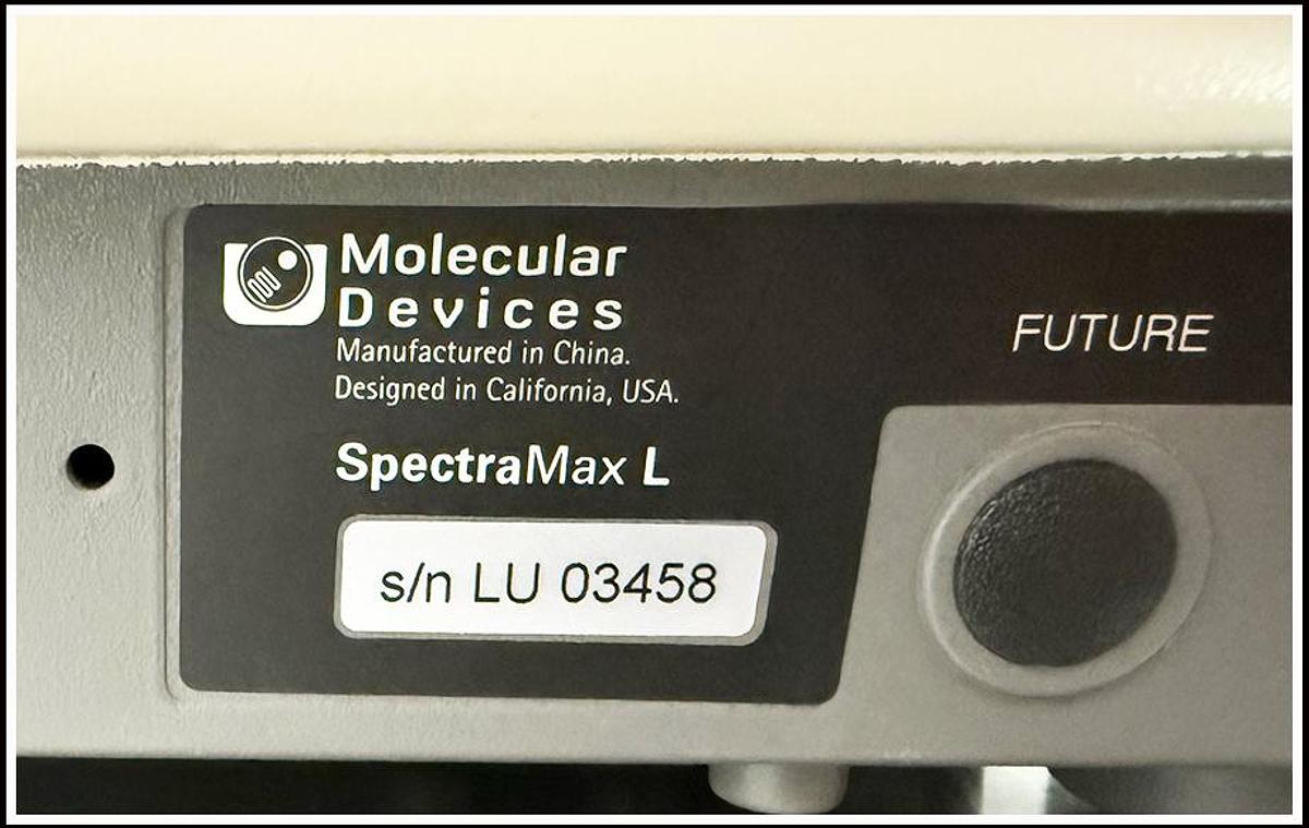 Used Spectramax L Microplate Luminometer Luminescence Reader w WARRANTY