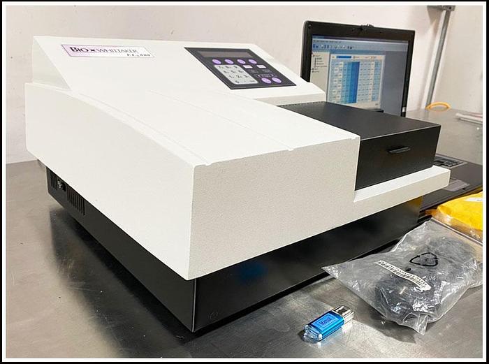 Used Bio-Tek ELx808 IU Microplate Reader w Incubator COMPLETE W WARRANTY