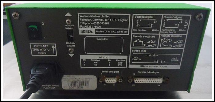 Used * Watson Marlow Peristaltic Pump 505DU w WARRANTY