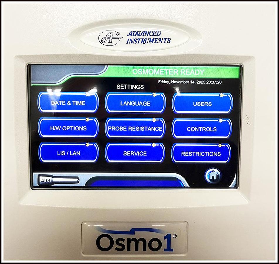 Used Advanced Instruments Osmometer Osmo1 w WARRANTY