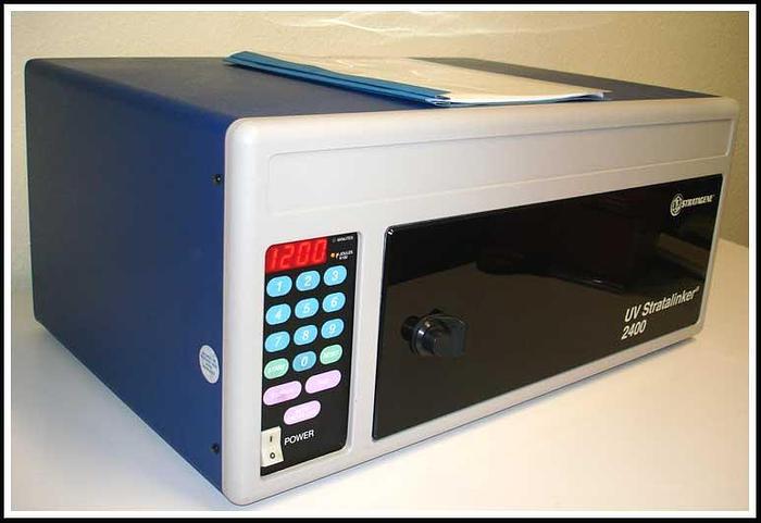 Used Stratagene Stratalinker UV DNA RNA Crosslinker 2400 w WARRANTY