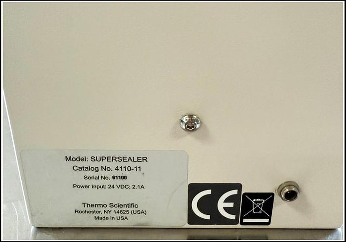 Used Thermo Matrix SuperSealer Microplate Sealer w WARRANTY