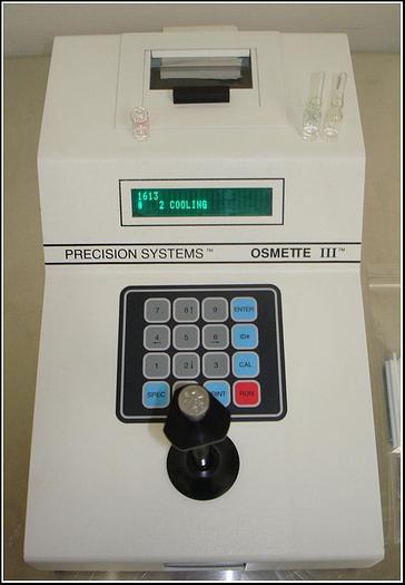 Used Osmometer 5010 OSMETTE III PSI Precision Systems COMPLETE w WARRANTY