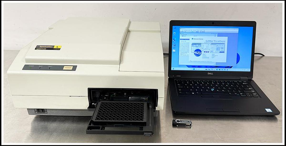 Used Spectramax L Microplate Luminometer Luminescence Reader w WARRANTY