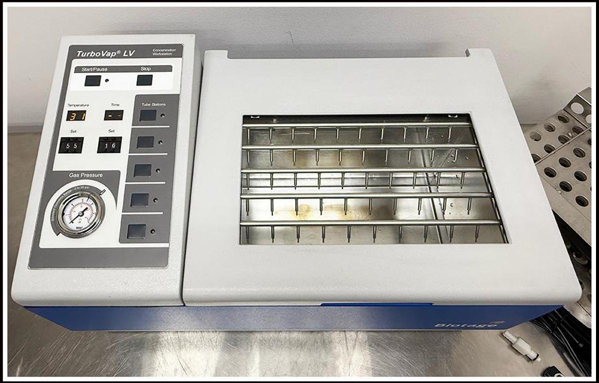 Used Biotage TurboVap LV Evaporator 16x120mm Tubes w WARRANTY