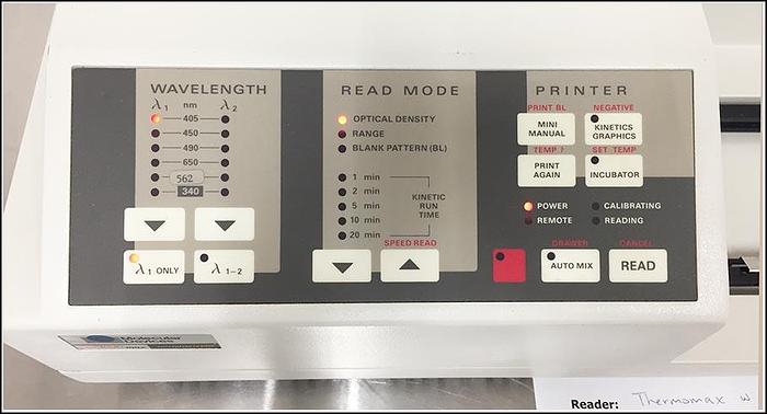 Used Molecular Devices ThermoMax Microplate Reader COMPLETE w WARRANTY