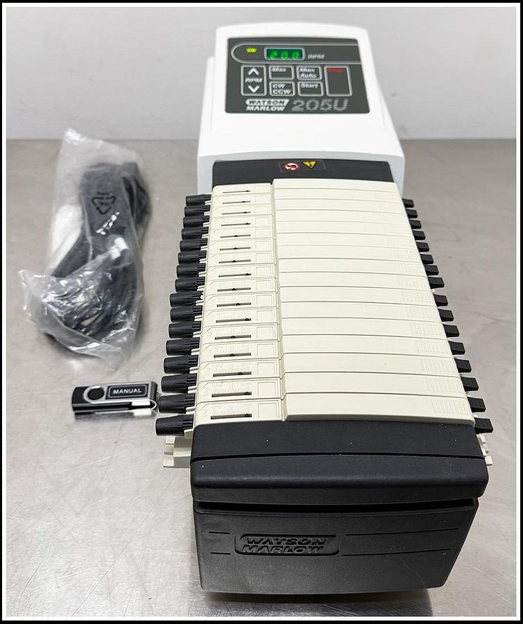 Used Watson Marlow 205U 16 Channel Cassette Pump w WARRANTY