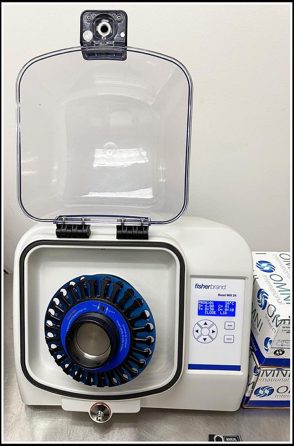 Used Fisher Bead Mill 24 Homogenizer w WARRANTY