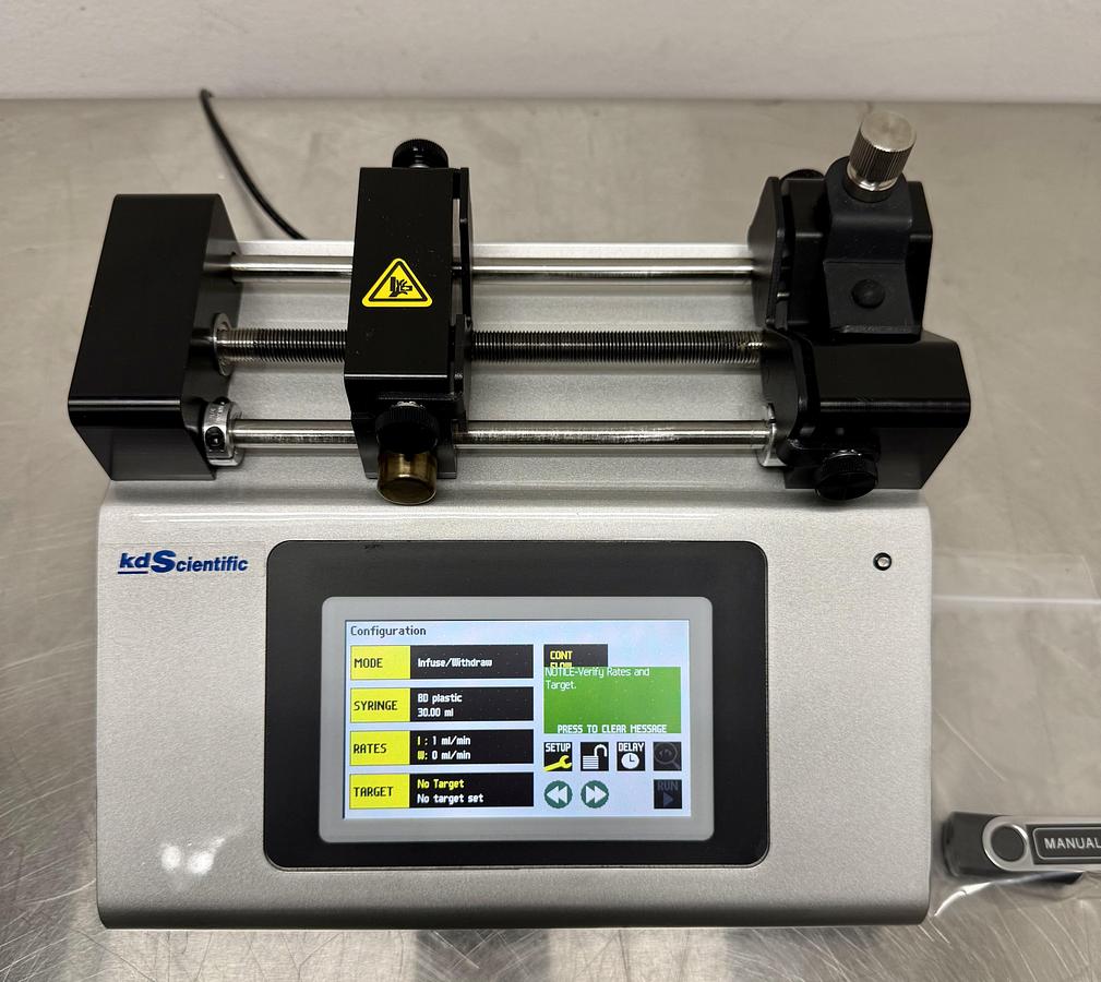 Used KDS Syringe Pump Legato 110 Infusion & Withdrawal w WARRANTY