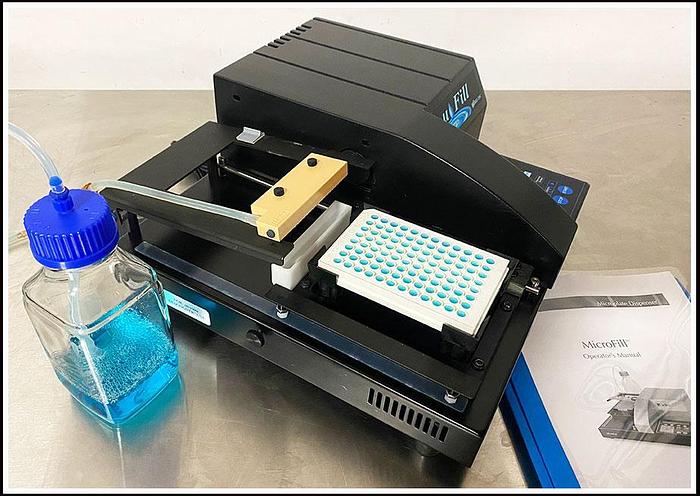 Used Bio-Tek uFill MicroFill Microplate Dispenser w WARRANTY
