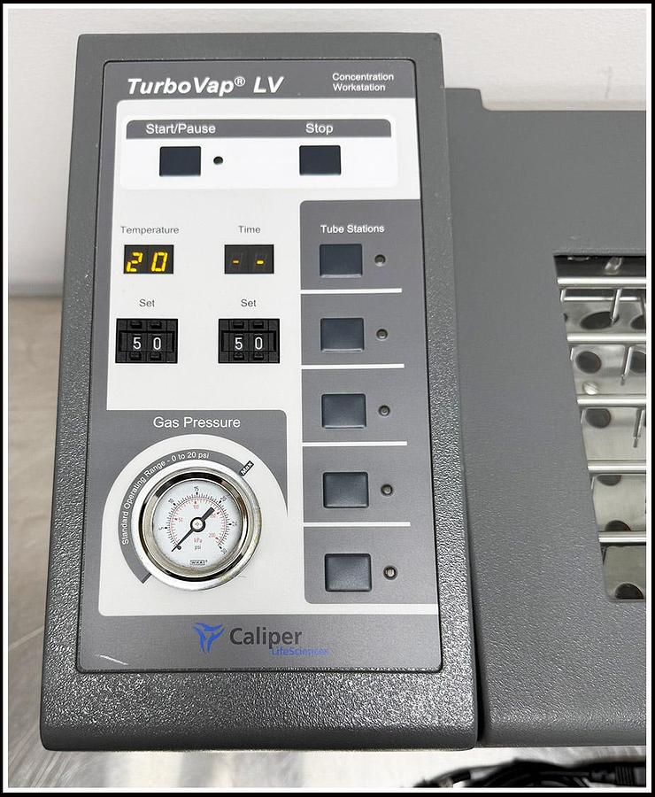 Used TurboVap LV Evaporator 13x100mm Tubes Caliper Biotage w WARRANTY