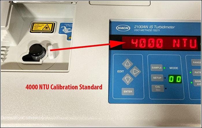 Used Hach 2100AN IS Turbidimeter w & Printer & WARRANTY