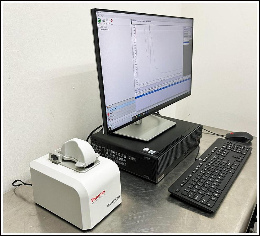 Used NanoDrop 2000 Spectrophotometer COMPLETE w WARRANTY