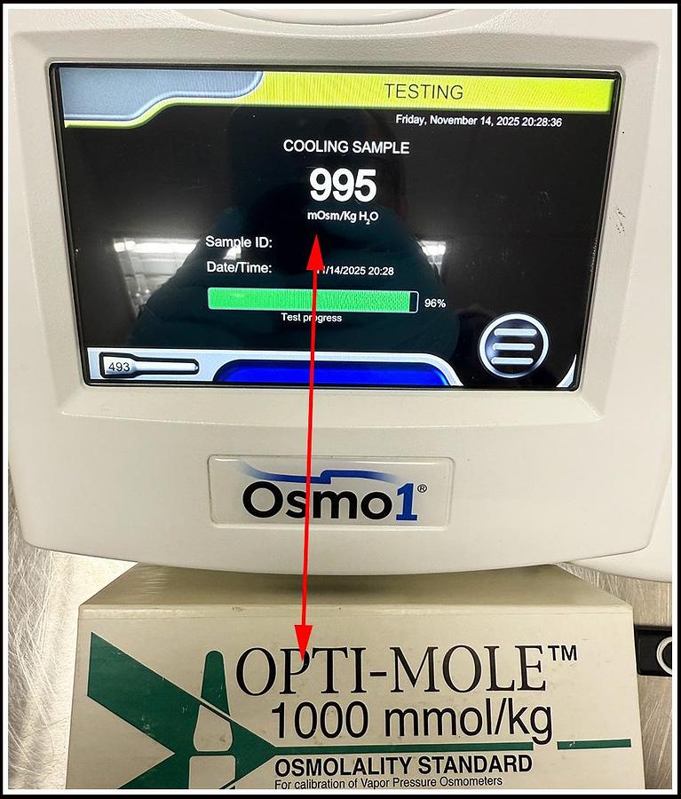 Used Advanced Instruments Osmometer Osmo1 w WARRANTY